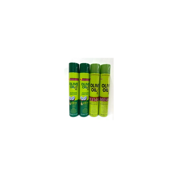 BEESOUL Olive Oil Nourishing Sheen Spray 420ml packaging reference