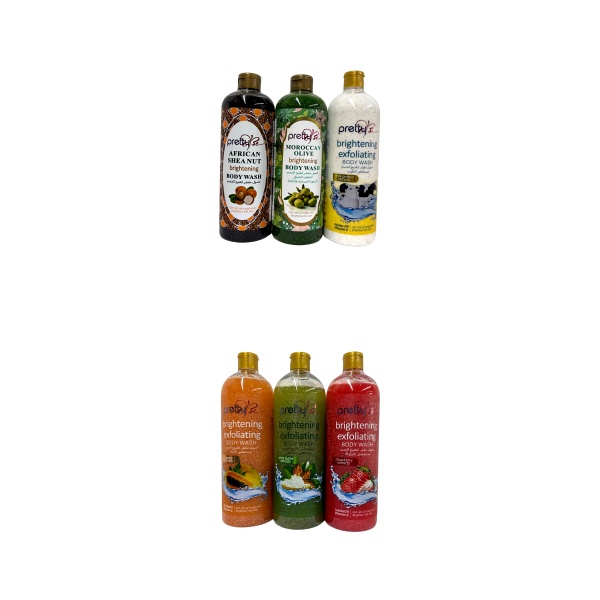 Assorted Exfoliating Body Wash 1000ml packaging reference