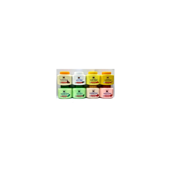 Assorted Fruit Facial Scrub 340g packaging reference